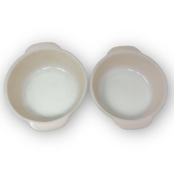 Vintage Fire King Peach Luster Casserole Dish Lot of 2 1.5 & 2 Qt Anchor Hocking - Picture 5 of 10